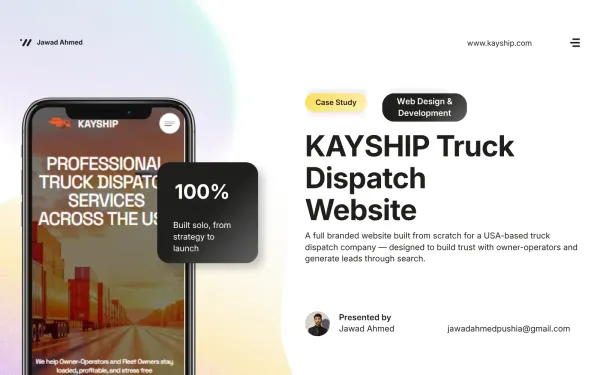 Kayship — Truck Dispatch Website